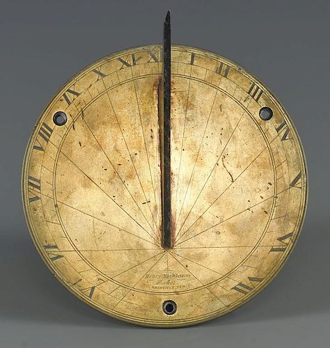 SIGNED 19TH C. TENNESSEE BRASS