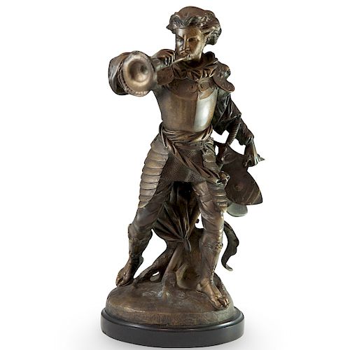 SIGNED 19TH CT. SIGNED BRONZE