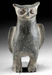 SIGNED 20TH C. INUIT SOAPSTONE