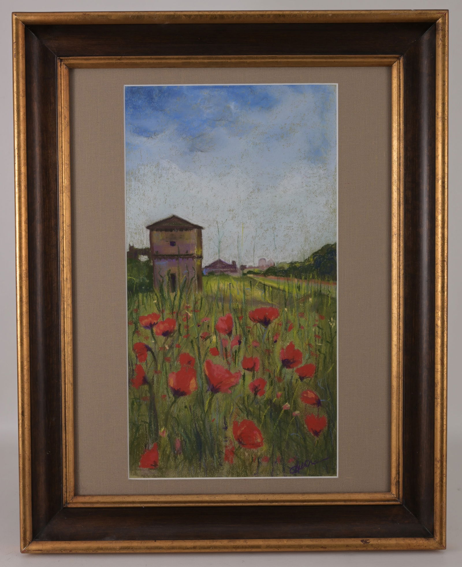 SIGNED, 20TH C. LANDSCAPE WITH