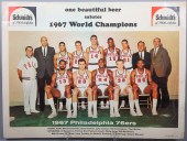 Signed 76ers 1967 Champion Pos