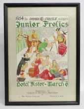 Signed and dated ''1954 The In