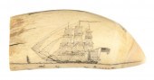 SIGNED AND DATED SCRIMSHAW WHA