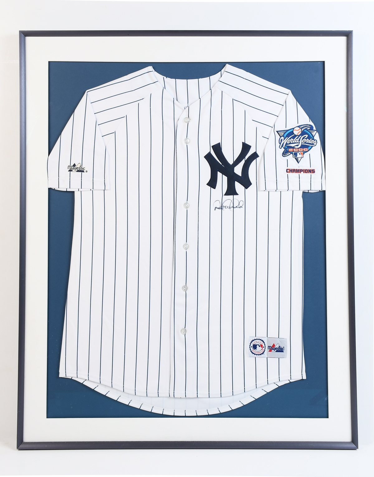 SIGNED AND FRAMED DEREK JETER