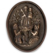 SIGNED ANTIQUE PLASTER INTAGLI