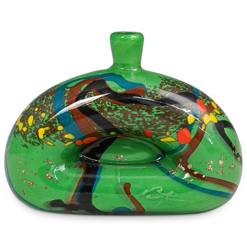 SIGNED ART GLASS DECORATIVE