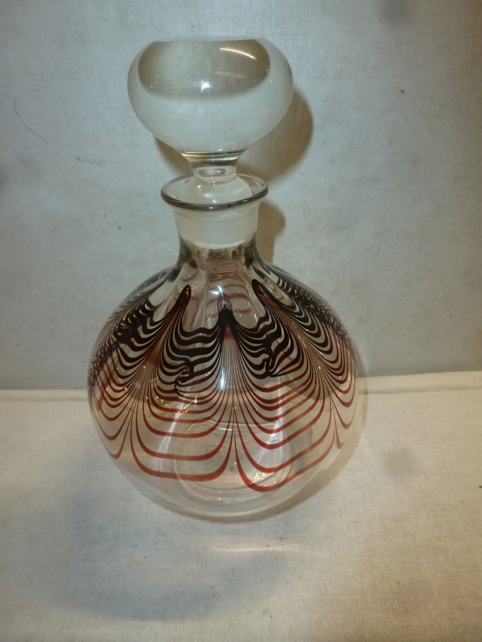 SIGNED ART GLASS SWIRL