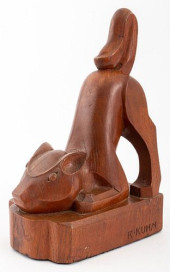 SIGNED ARTS &AMP; CRAFTS WOODE