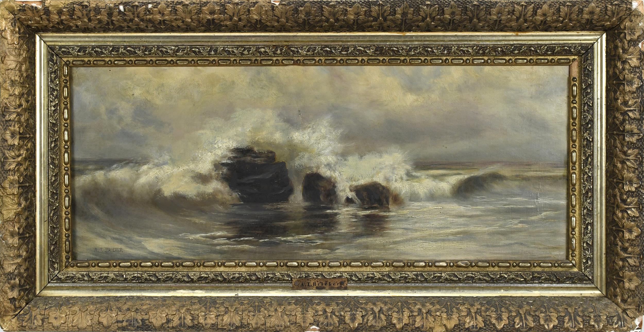 SIGNED A.T. BRICHER OIL PAINTING,