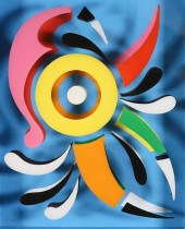 SIGNED AUBERT ABSTRACT SHADOWB