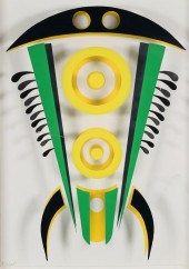 SIGNED AUBERT ABSTRACT SHADOWB