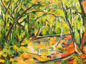 SIGNED B. SOHN OIL PAINTING, A
