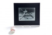SIGNED BASEBALL AND PHOTOGRAPH