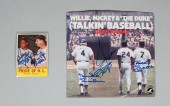 SIGNED BASEBALL CARD & RECORD