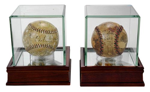 SIGNED BASEBALLS, 1932 WORLD