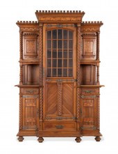 SIGNED BASTET FRENCH OAK BUFFE