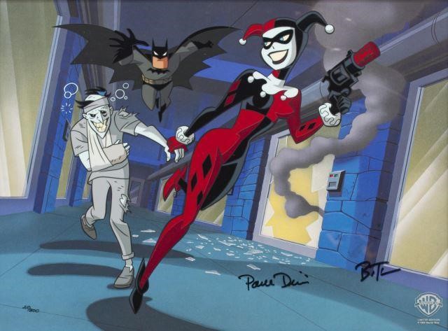 SIGNED BATMAN 'MAD LOVE' SERICEL