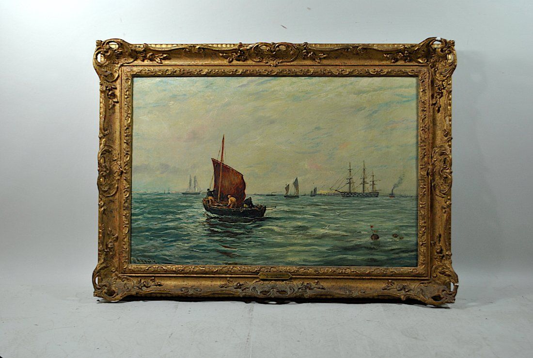 SIGNED B.B. HEMY OIL ON CANVAS20" x
