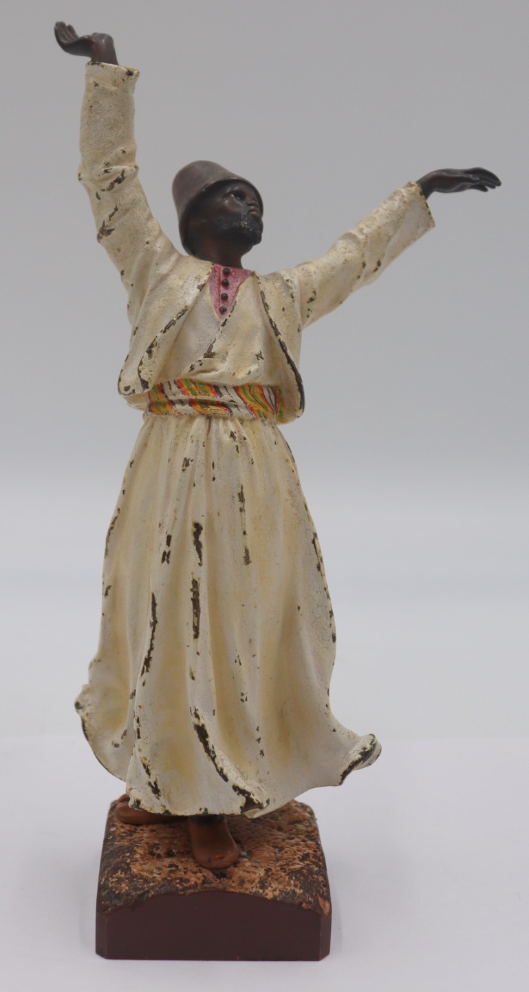 SIGNED BERGMAN BRONZE OF A
