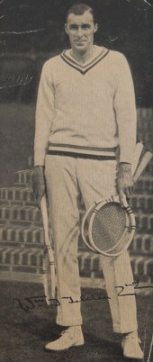 SIGNED BILL TILDEN PHOTOGRAPH: