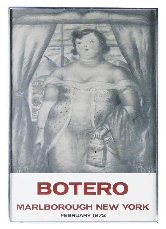 SIGNED BOTERO LITHO POSTER
