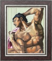 SIGNED BOURNE "PORTRAIT OF A M