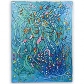 SIGNED BRUNO ABSTRACT PAINTING