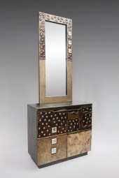 SIGNED BRUTALIST STYLE CABINET