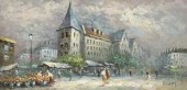 SIGNED BURNETT PARISIAN STREET
