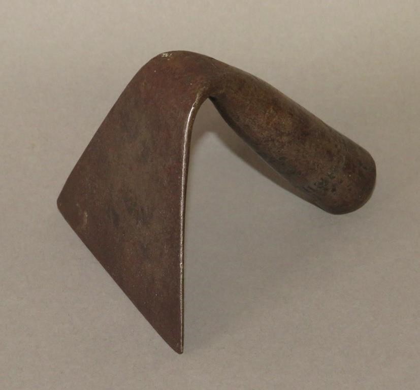 SIGNED BUTCHER WROUGHT IRON DOUGH