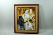 SIGNED BYRON BROWNE OIL ON CAN