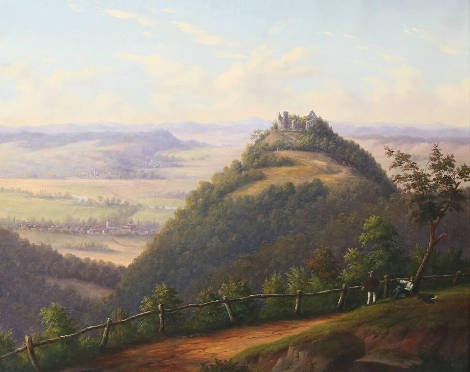 SIGNED C. BILSING OIL ON CANVAS