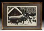 SIGNED C. KIYOSHI SAITO WOODBL