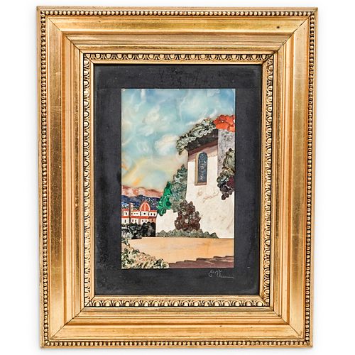 SIGNED C. VANNINI PIETRA DURA