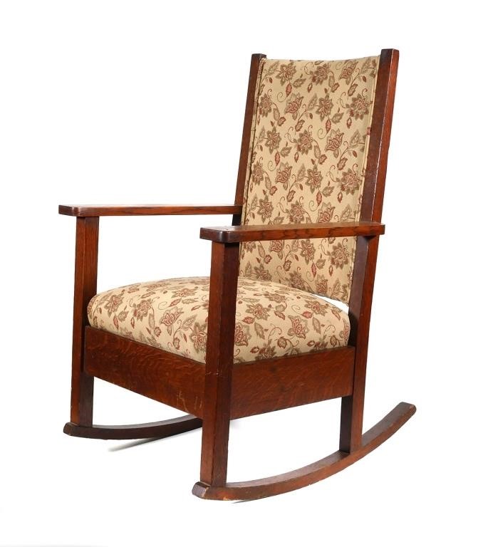 SIGNED CHARLES STICKLEY ROCKING
