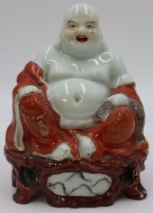SIGNED CHINESE HAPPY BUDDHA FI