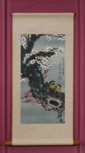 SIGNED CHINESE SCROLL PAINTING