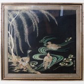 SIGNED CHINESE SILK EMBROIDERY