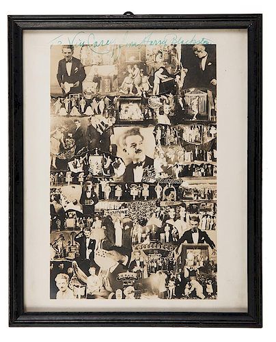 SIGNED COLLAGE PHOTOGRAPH OF