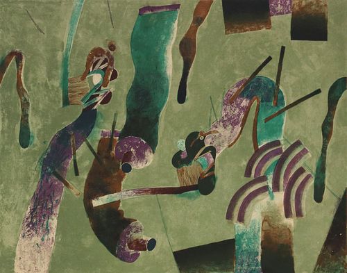 SIGNED CONTEMPORARY LITHOGRAPH IN