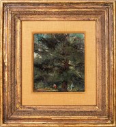 SIGNED COROT OIL ON CANVAS, HE