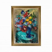 SIGNED COWAN STILL LIFE OIL PA