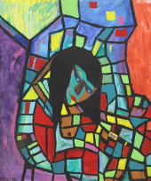 SIGNED D. BEAR (20TH C.) PAINT