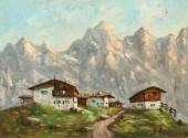SIGNED DIHLMAN OIL ON MASONITE