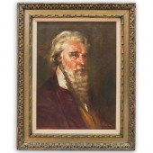 SIGNED DUTCH PORTRAIT OIL PAIN