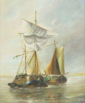 SIGNED E. BARTHELEMY OIL PAINT