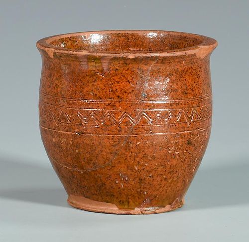 SIGNED EAST TN CREAMPOT, CAIN