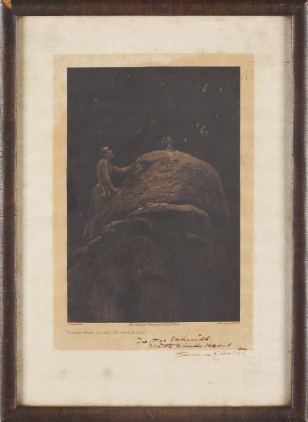 Signed Edward Curtis