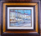 Signed Eldor Gathman Oil On Bo