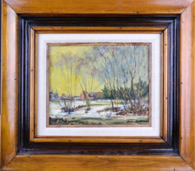 Signed Eldor Gathman Oil On